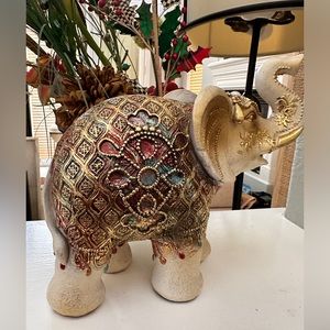 Happy Multicolored Elephant Decor